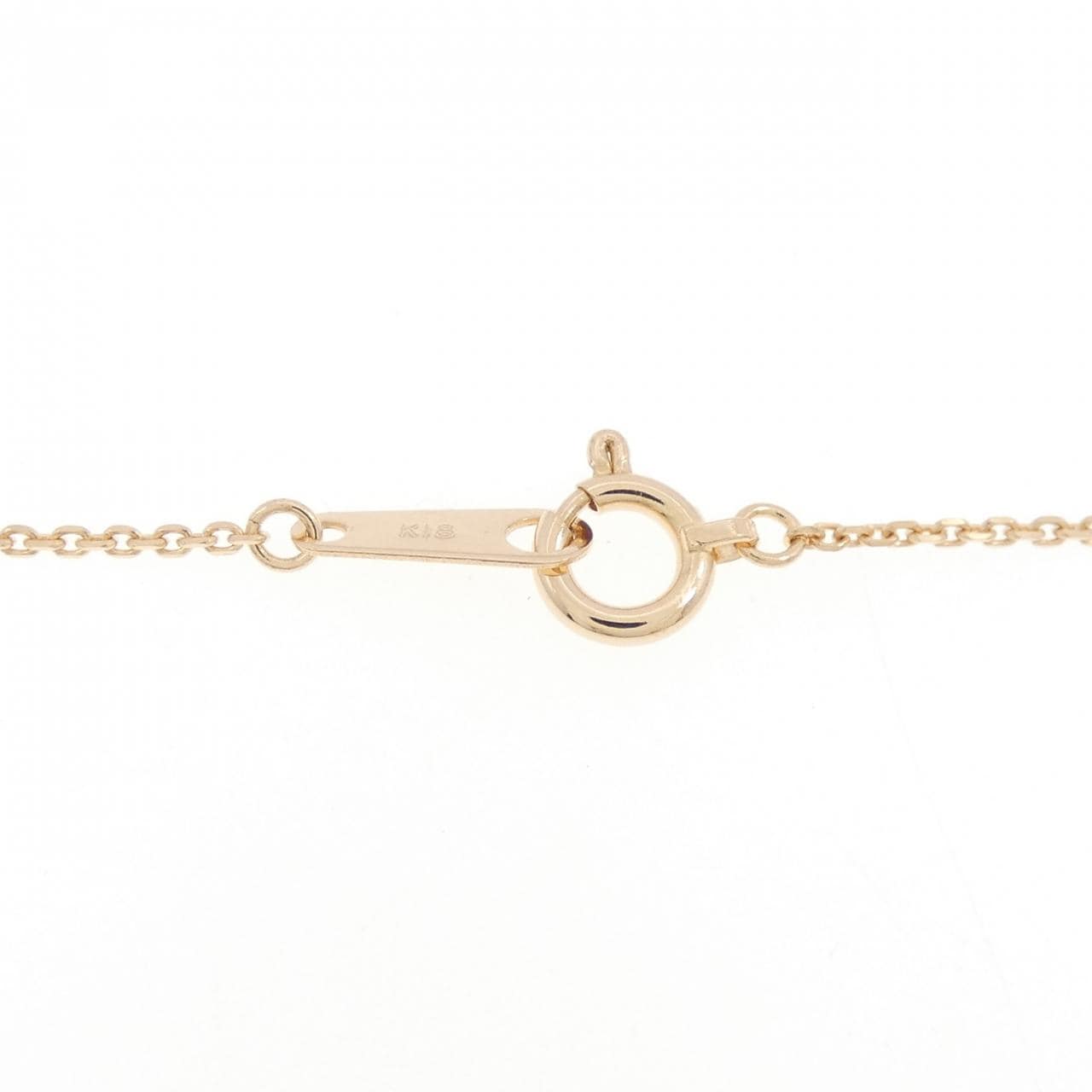 K18PG ダイヤモンド ネックレス 0.10CT