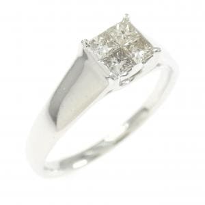 K18WG ダイヤモンド リング 0.30CT