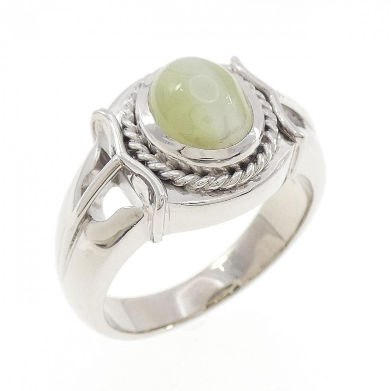 PT900 クリソベリルキャッツアイ リング 4.075CT