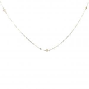 K18YG ダイヤモンド ネックレス 0.15CT