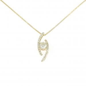 K18YG ダイヤモンド ネックレス 0.44CT