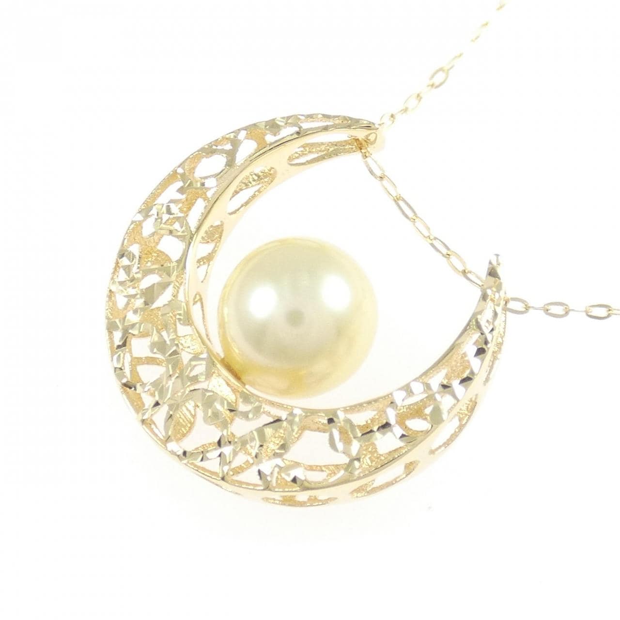 K18YG/K18WG アコヤパール ネックレス 8.3mm