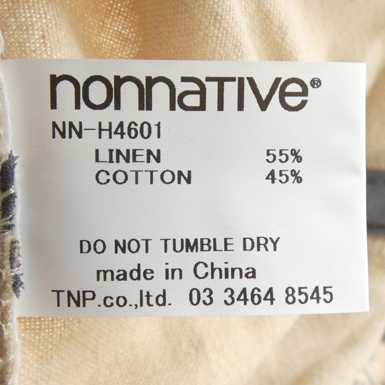 ノンネイティブ NONNATIVE NN-H4601 キャップ