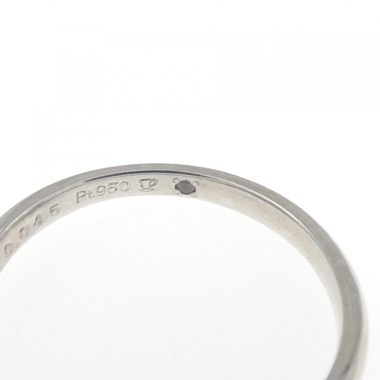 PT950 ダイヤモンド リング 0.045CT