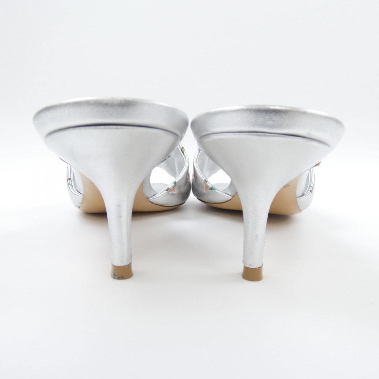 ルイヴィトン LOUIS VUITTON メタリックラムレザー リバイバルライン サンダル