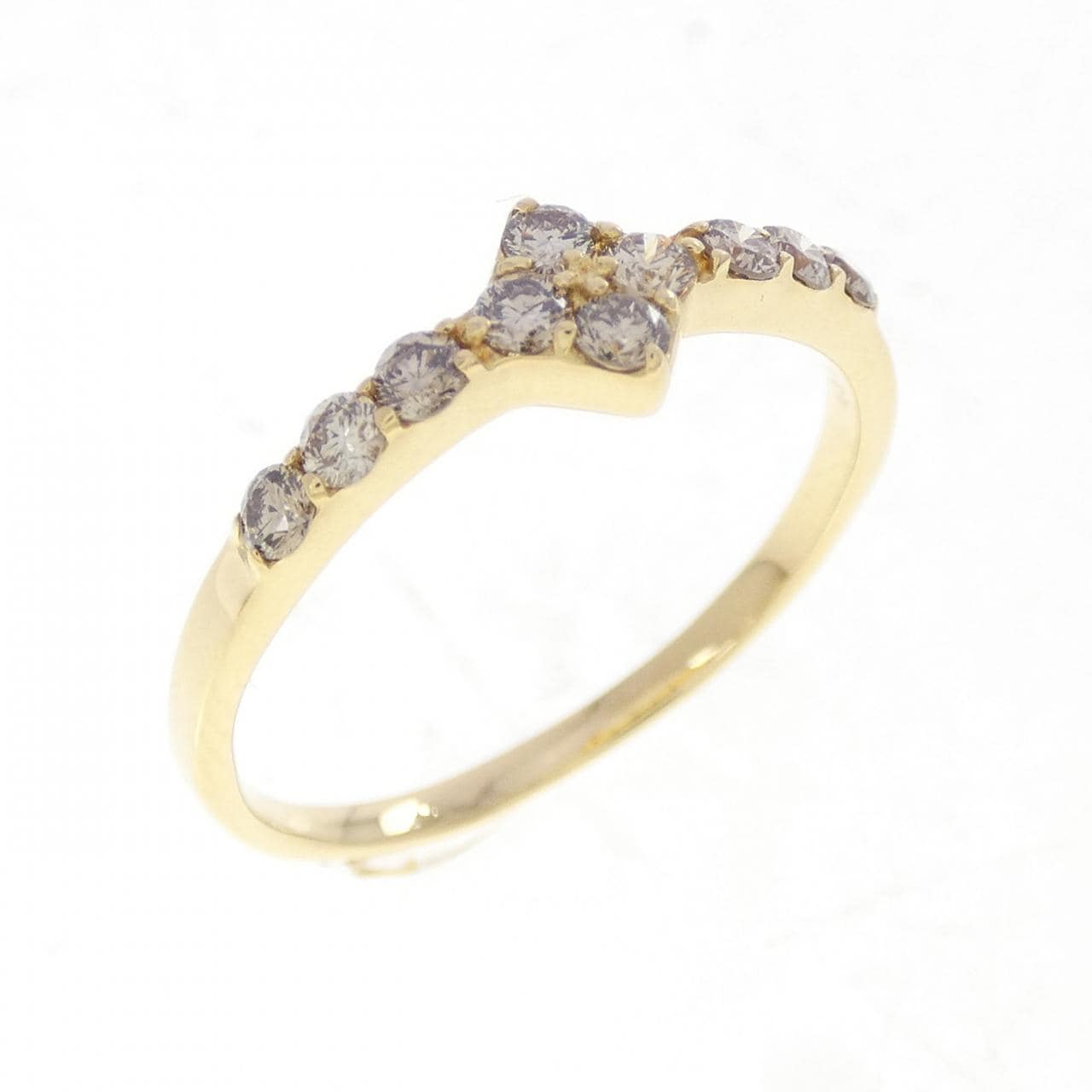 K18YG ダイヤモンド リング 0.30CT