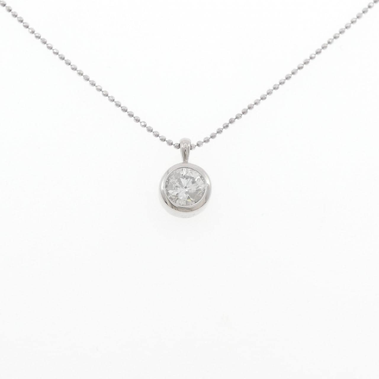 PT900/PT850 ソリティア ダイヤモンド ネックレス 1.004CT