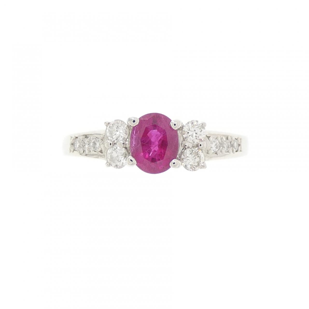 PT900 ルビー リング 0.62CT