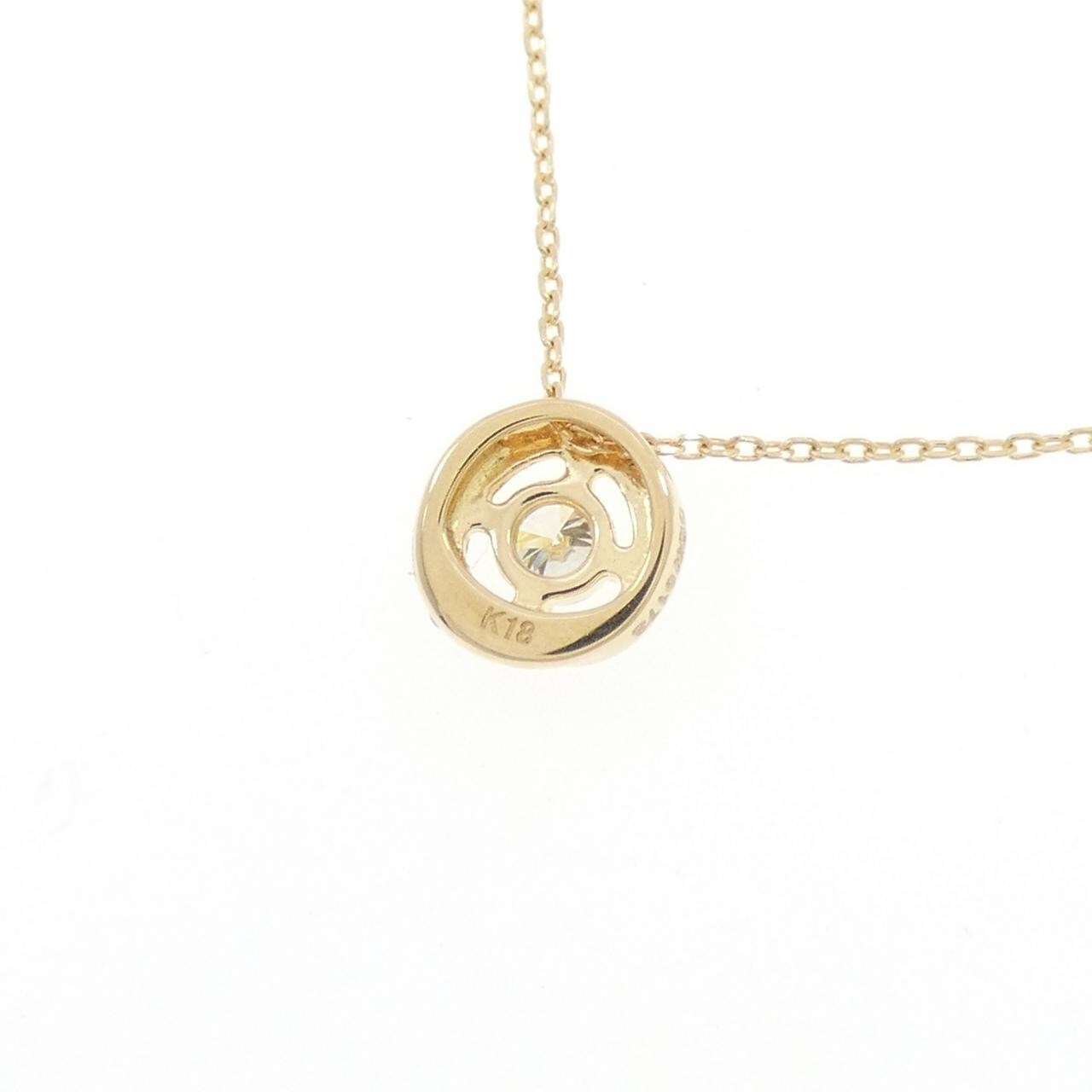 K18YG ダイヤモンド ネックレス 0.081CT