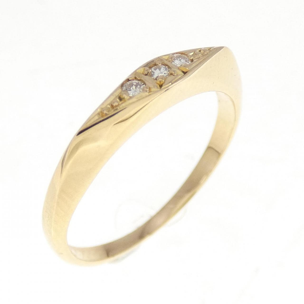 K18YG Diamond ring