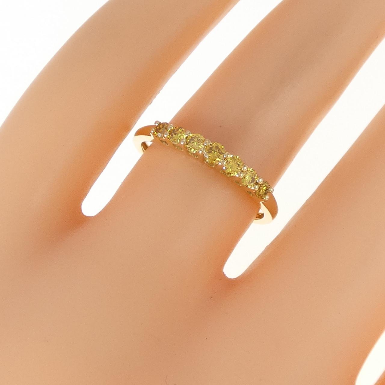 K18YG ダイヤモンド リング 0.30CT