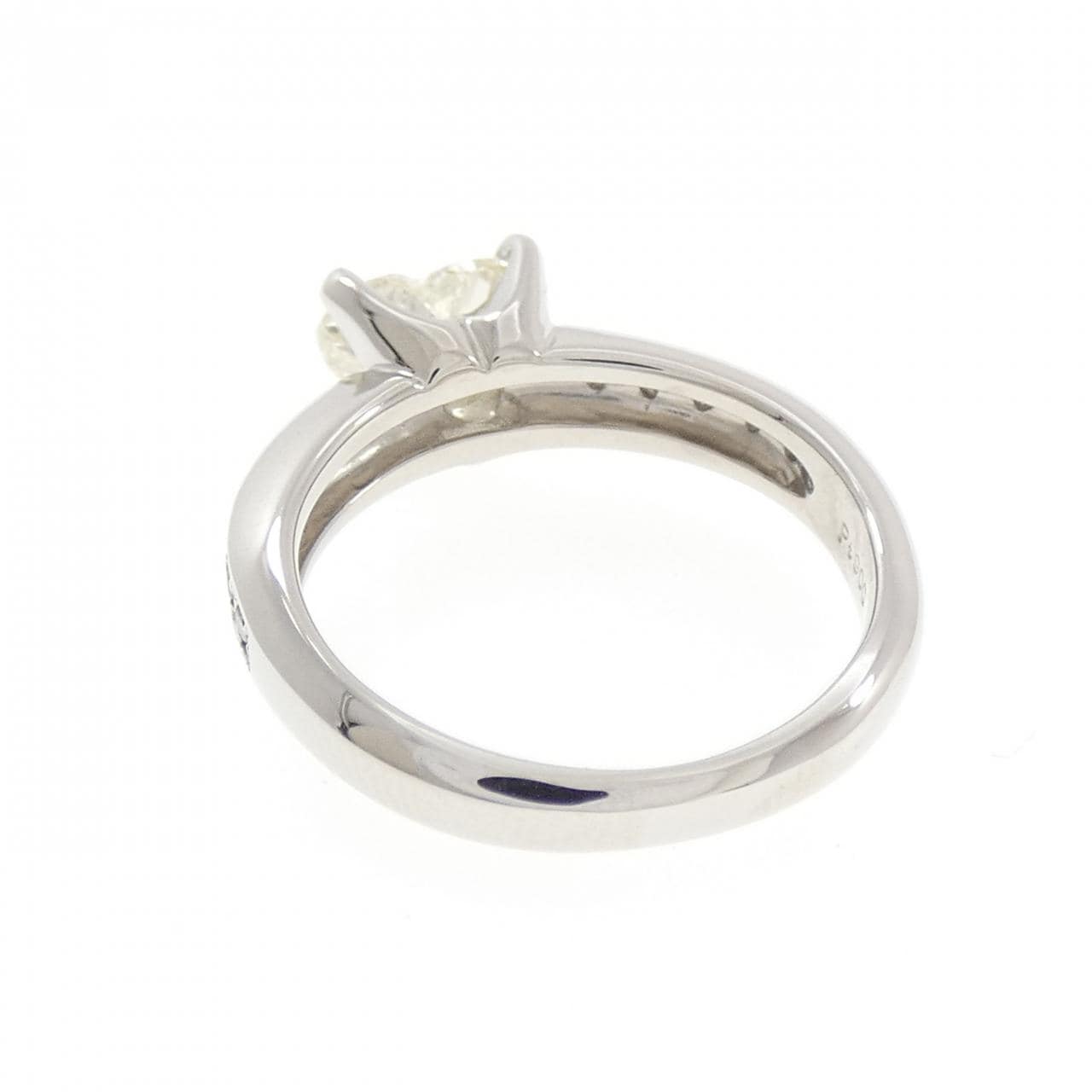 PT900 ハート ダイヤモンド リング 1.072CT