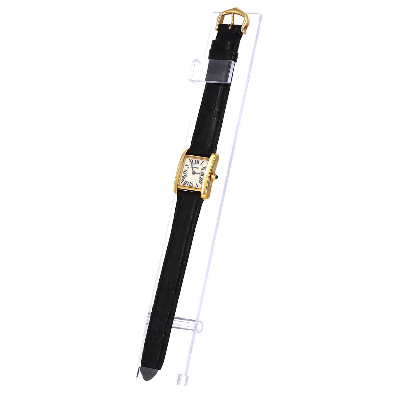 カルティエ タンクフランセーズSM YG W5000256 YG クォーツ