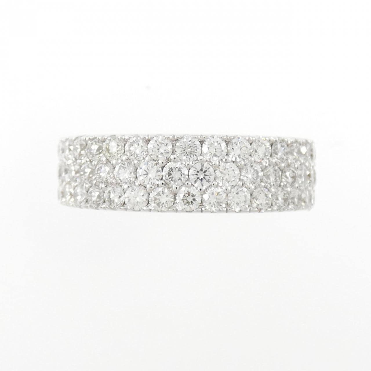 K18WG pave Diamond ring 1.50CT