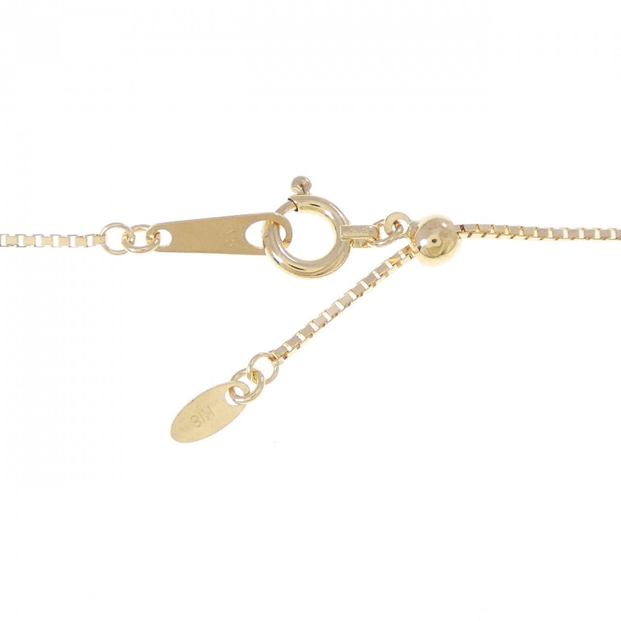 K18YG メノウカメオ ネックレス