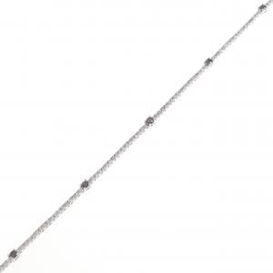 K18WG ダイヤモンド ブレスレット 1.25CT