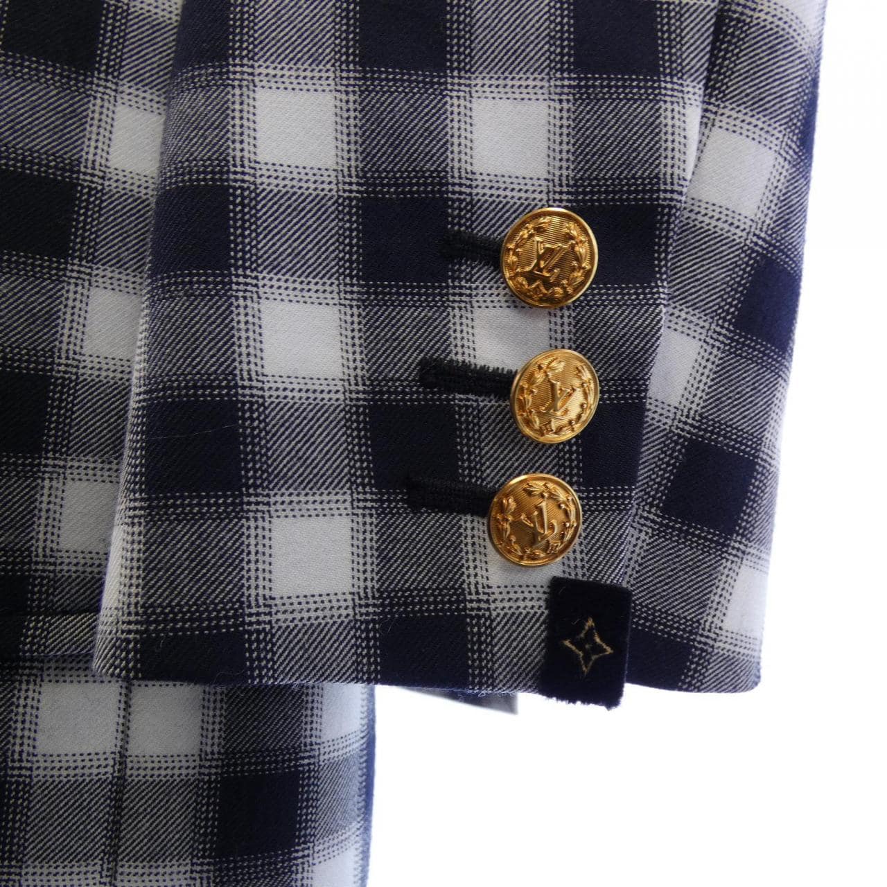 ルイヴィトン LOUIS VUITTON ヴィシーチェックプレッピーブレザー FPVB01012 ジャケット