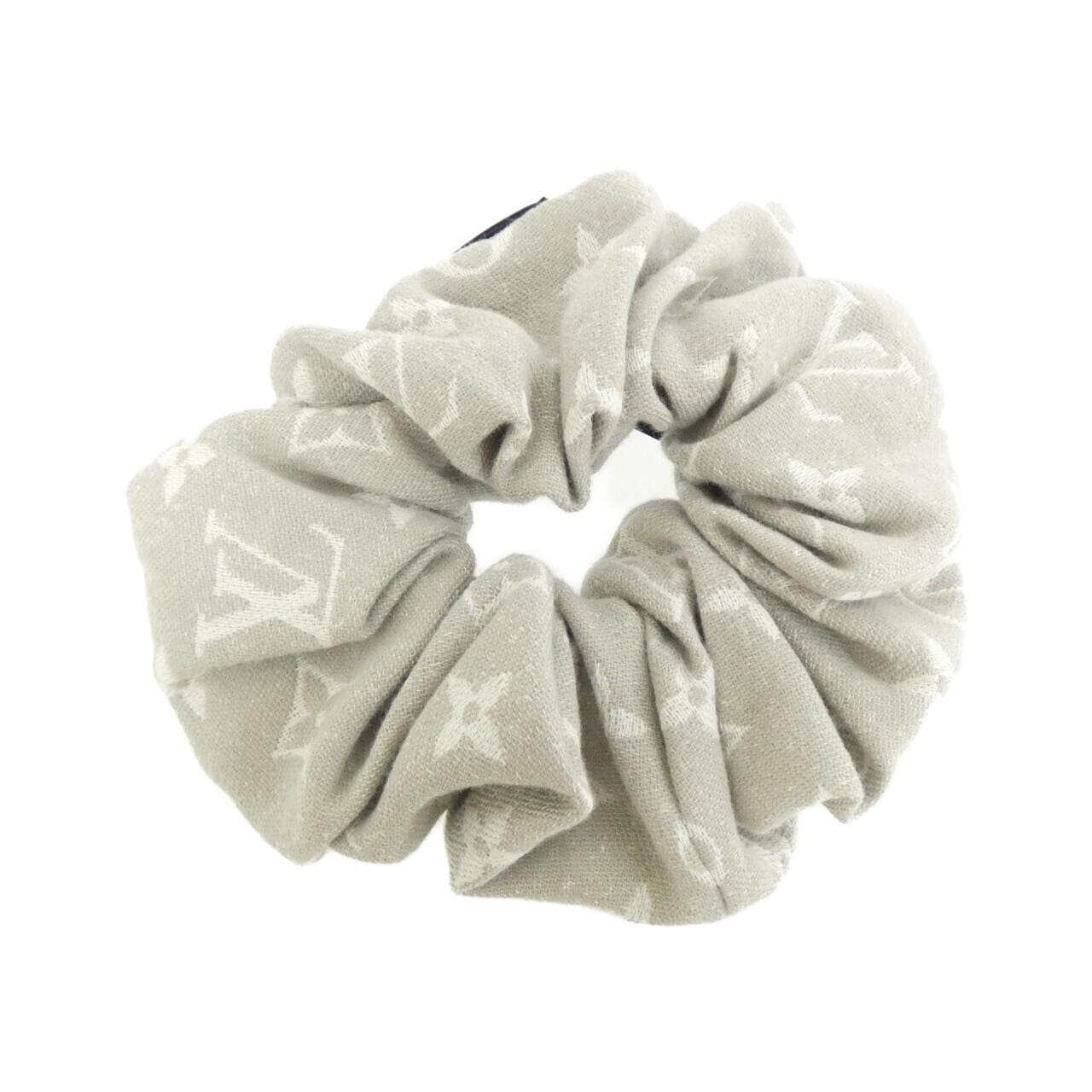 ルイヴィトン シュシュ モノグラム ジャカード デニム M78235 ヘアーアクセサリー