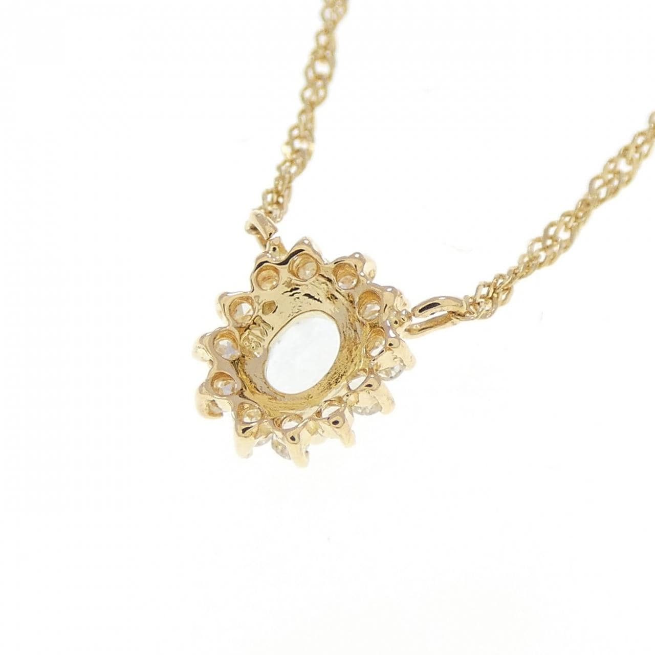 750YG アクアマリン ネックレス