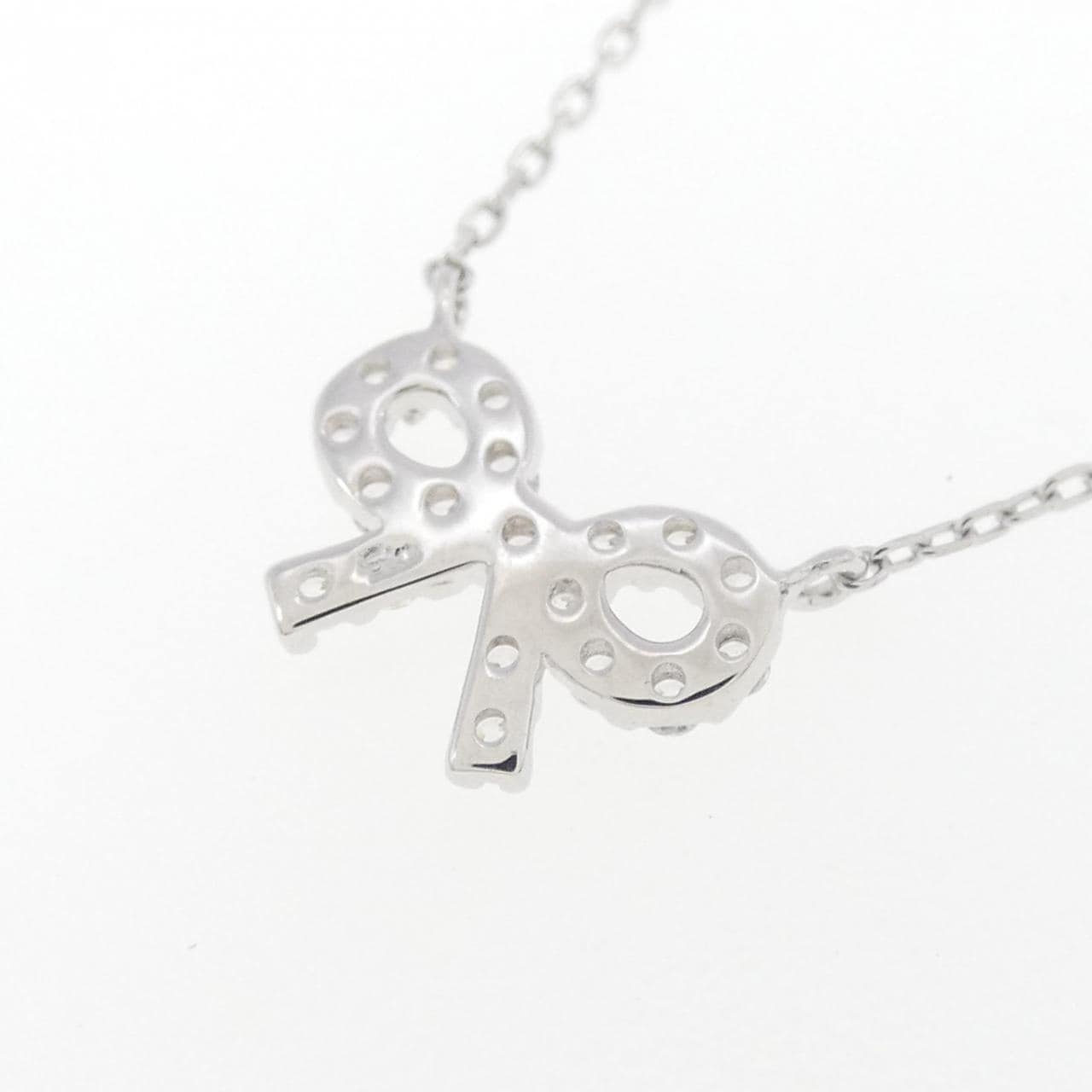 STAR JEWELRY Diamond Ribbon Necklace