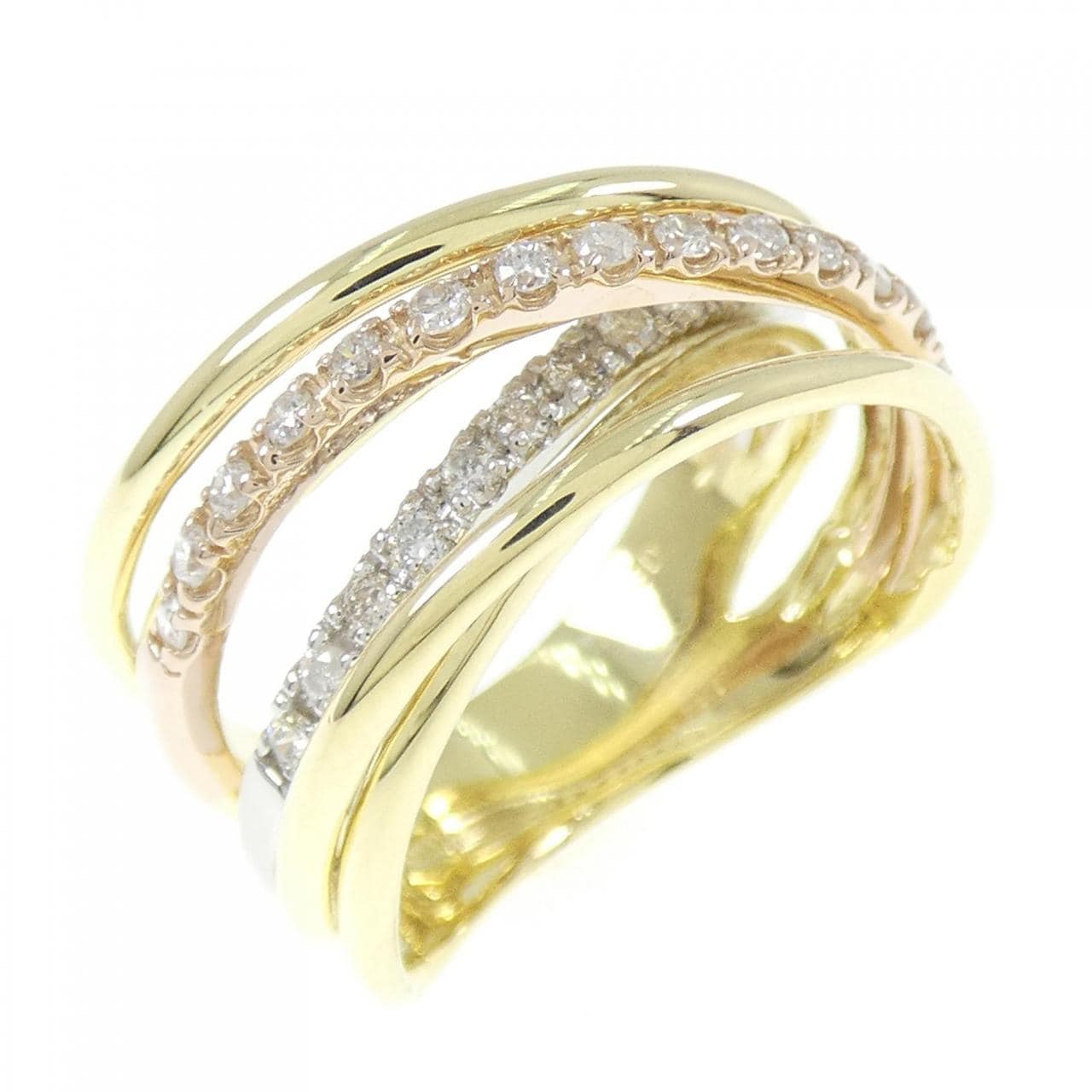 K18YG/PT/K18PG钻石0.30CT