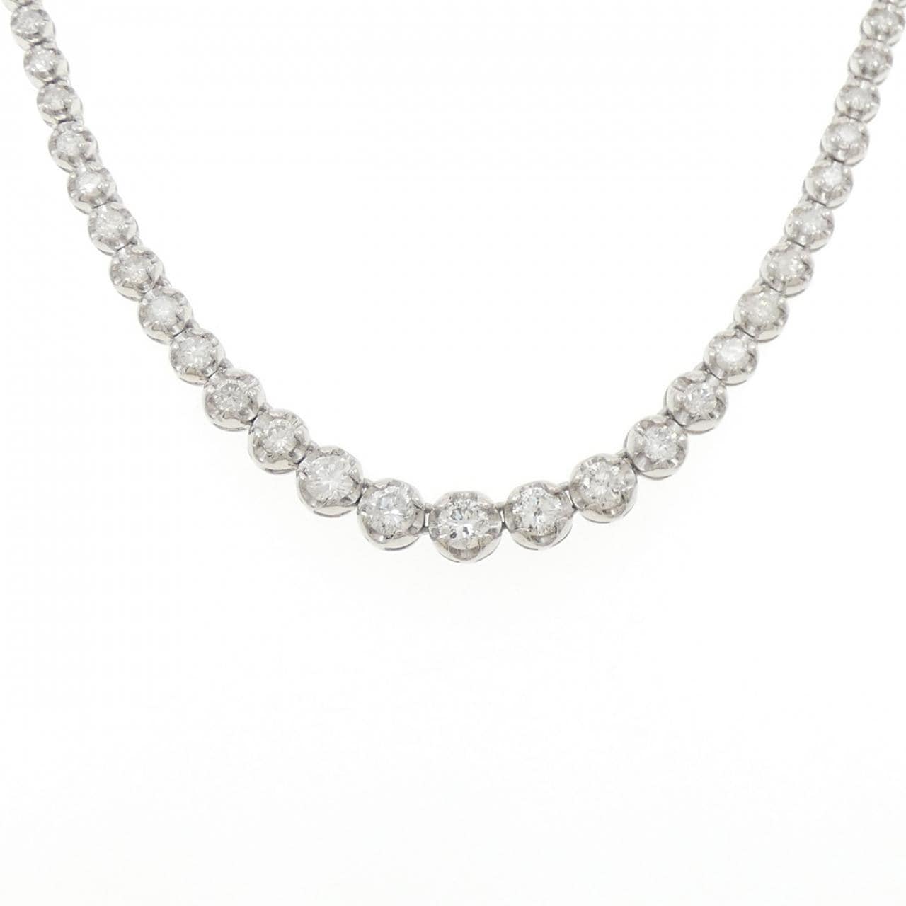 PT850钻石项链，5.01克拉