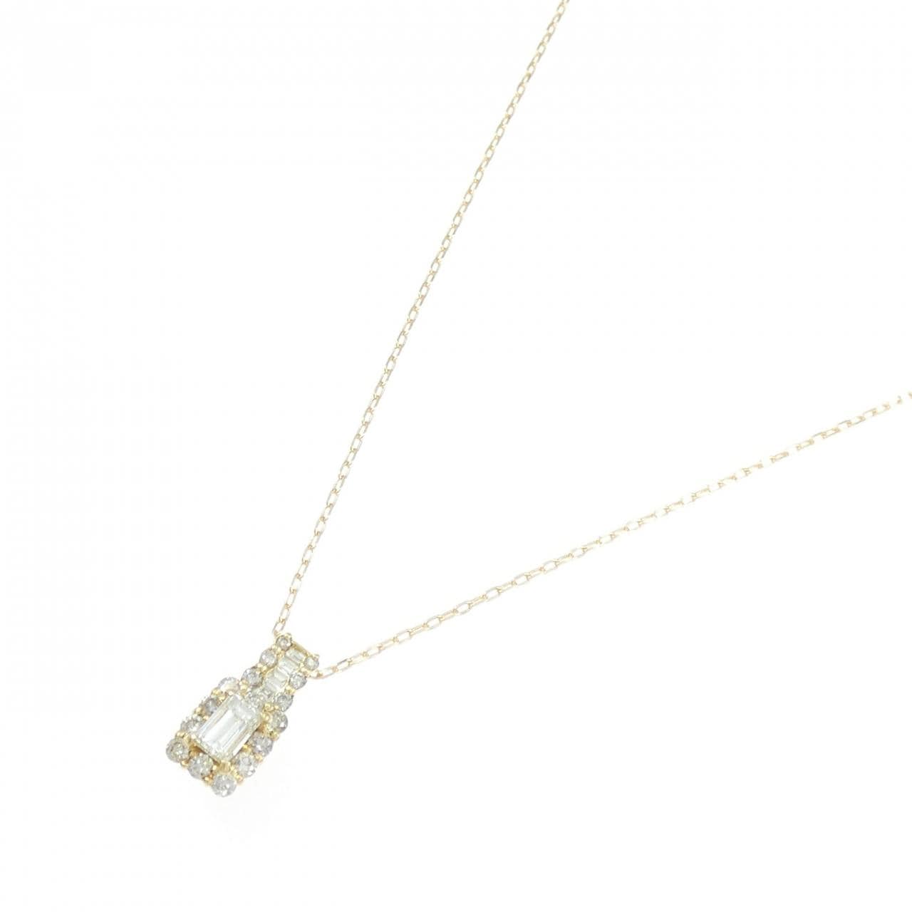 K18YG ダイヤモンド ネックレス 0.293CT