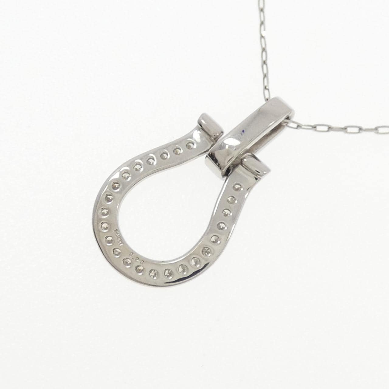 【新品】PT900/PT850 ダイヤモンド ネックレス 0.20CT