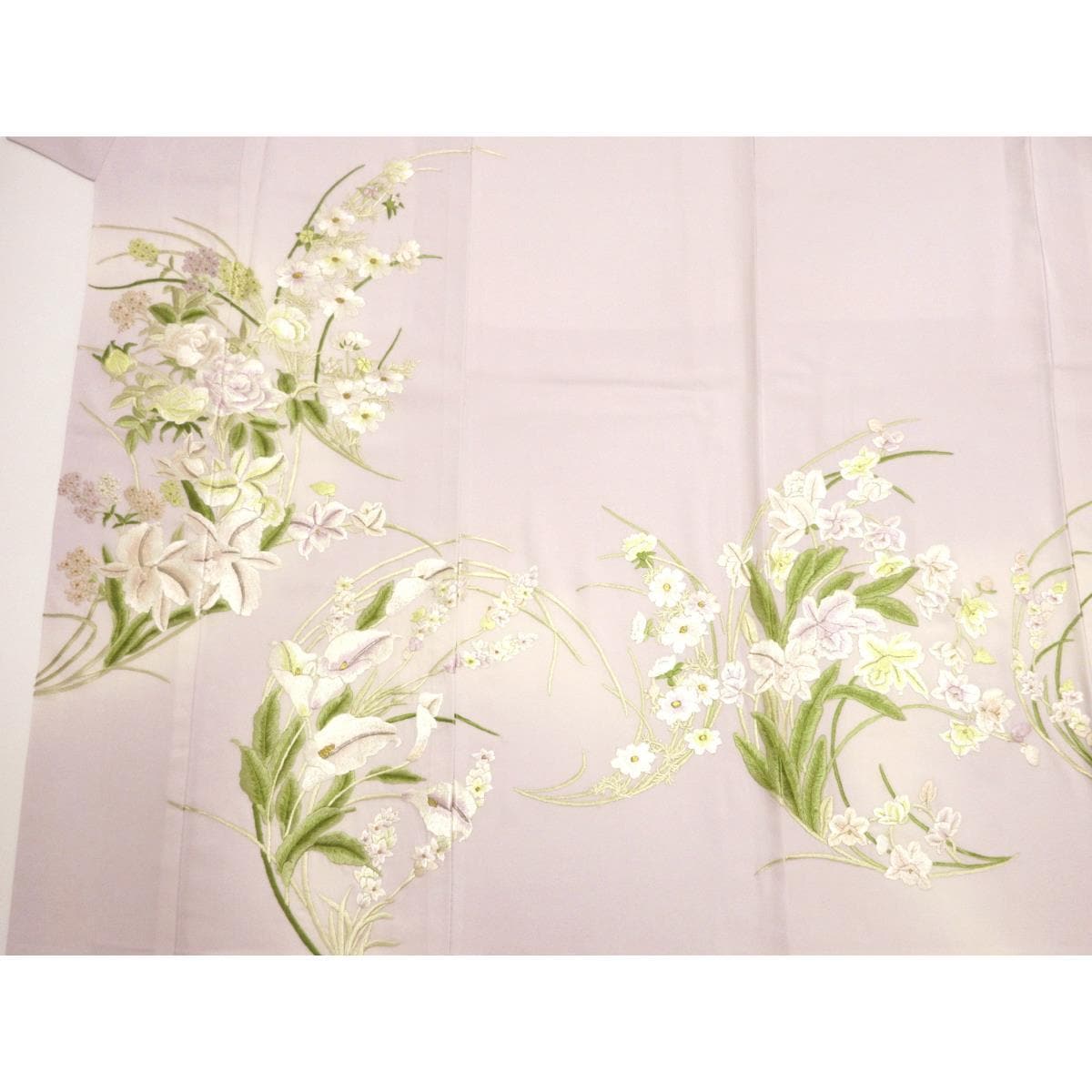 訪問着　刺繍加工