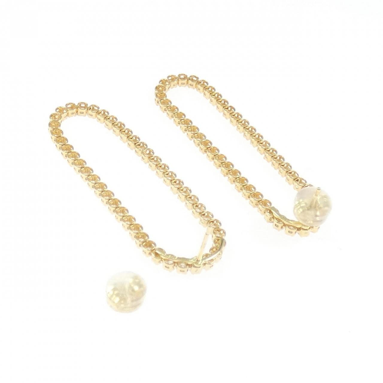 K18YG ダイヤモンド ピアス 2.00CT