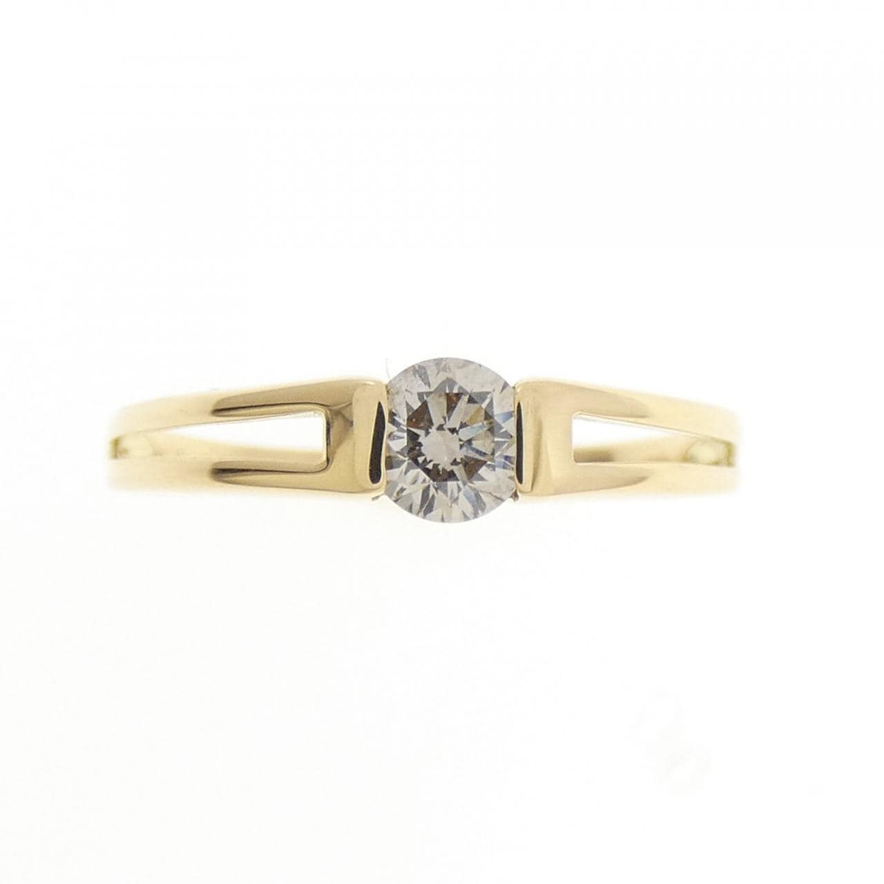 K18YG ダイヤモンド リング 0.264CT
