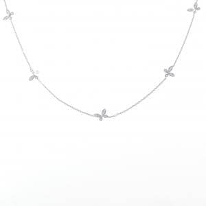 グラフ パヴェ バタフライ ネックレス