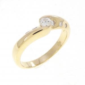 K18YG ダイヤモンド リング 0.21CT