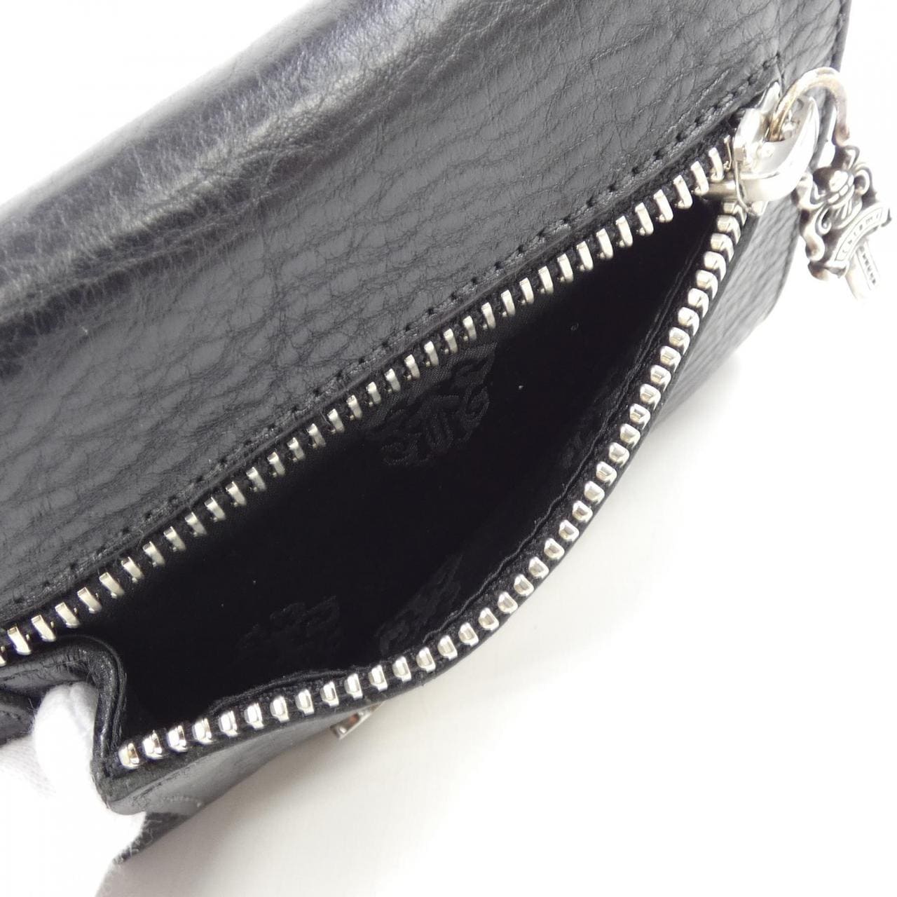 クロムハーツ CHROME HEARTS WAVE MINI CROSS CH SCROLL LABEL 302166386A06XXX280 WALLET