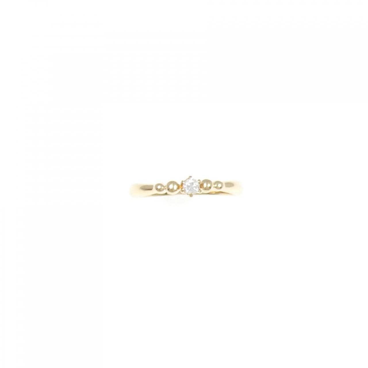 K18YG ダイヤモンド リング 0.06CT