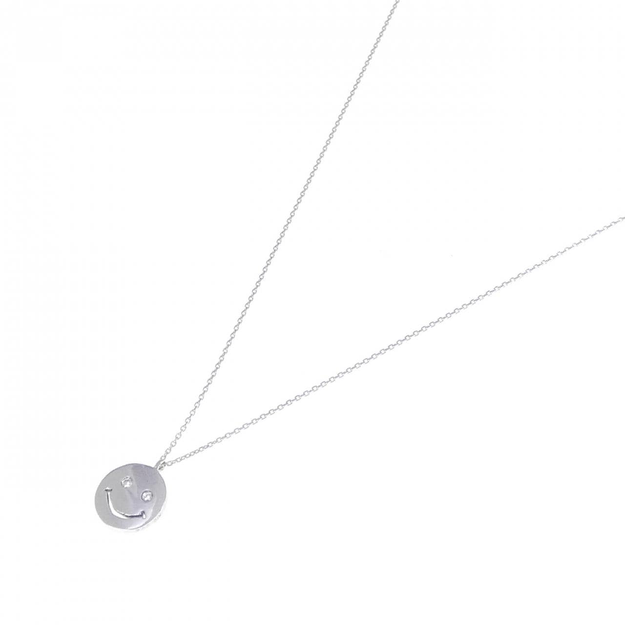 K10WG 微笑钻石项链 0.03CT