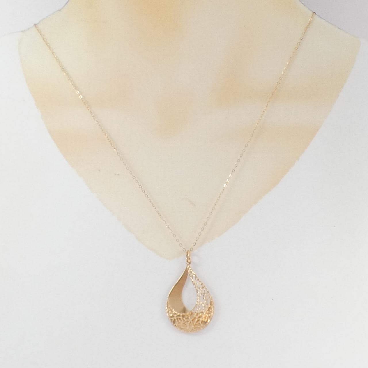 K18PG ダイヤモンド ネックレス 0.03CT