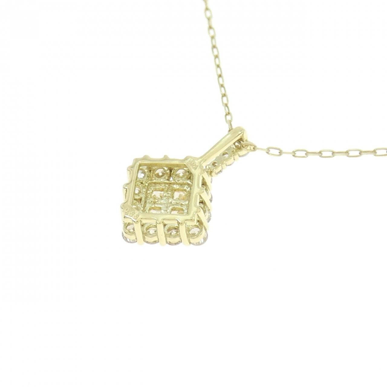 【新品】K18YG ダイヤモンド ネックレス 0.33CT