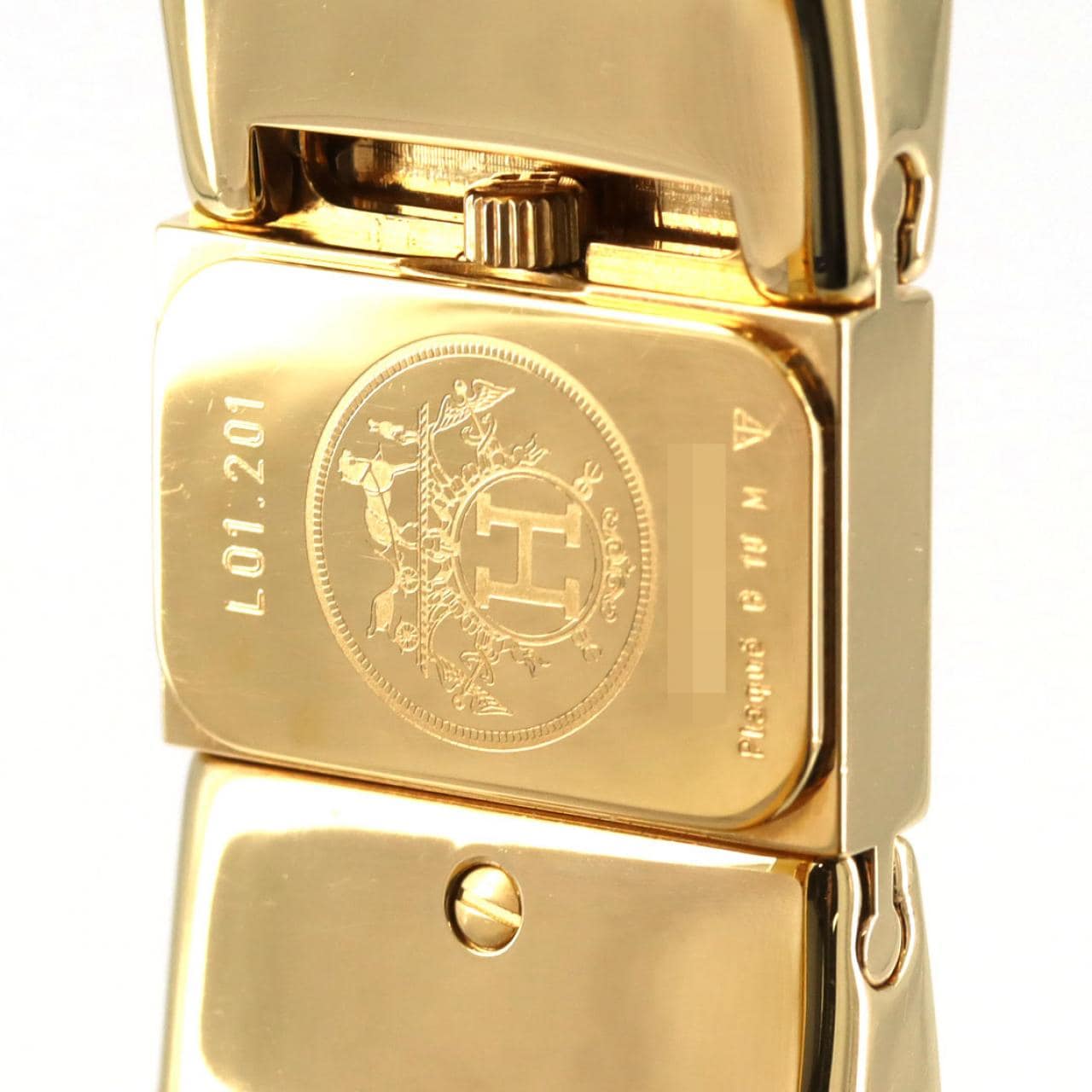 【ノーメンテナンス特価】エルメス ロケエナメル GP LO1.201 GP クォーツ