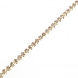 K18YG ダイヤモンド ブレスレット 1.00CT