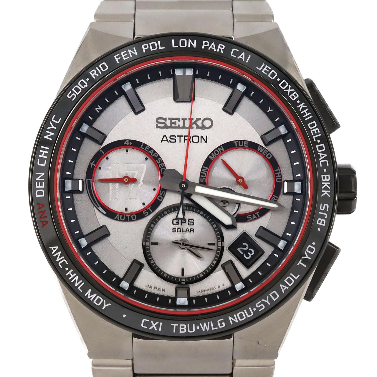 セイコー アストロンGPS 電波時計･大谷翔平 LIMITED 5X53-0BX0/SBXC125 TI ソーラークォーツ