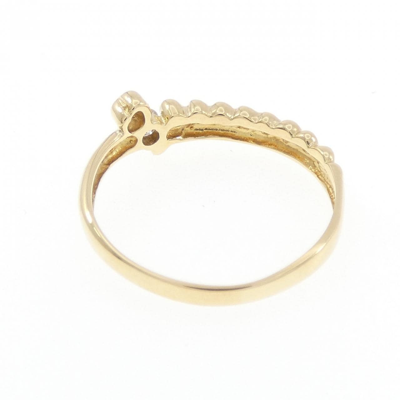 K18YG ダイヤモンド リング 0.05CT