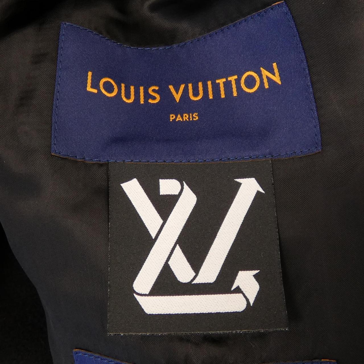 LOUIS VUITTON Vuitton Leather NBA Basketball Jacket HLL02EMJY