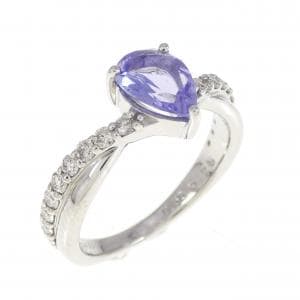 PT タンザナイト リング 0.58CT