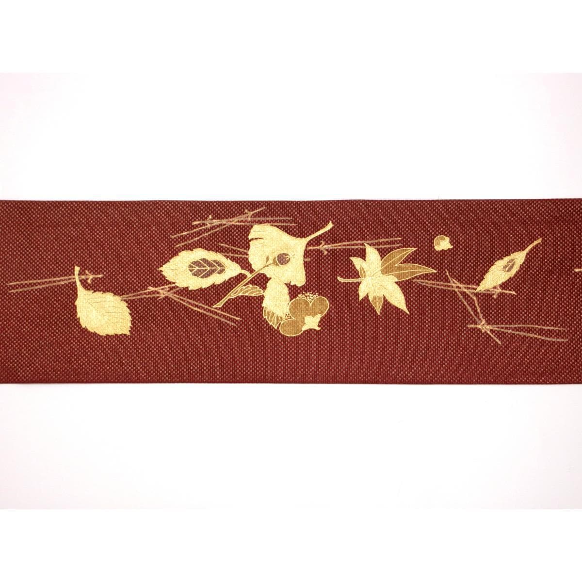 名古屋帯　金彩友禅