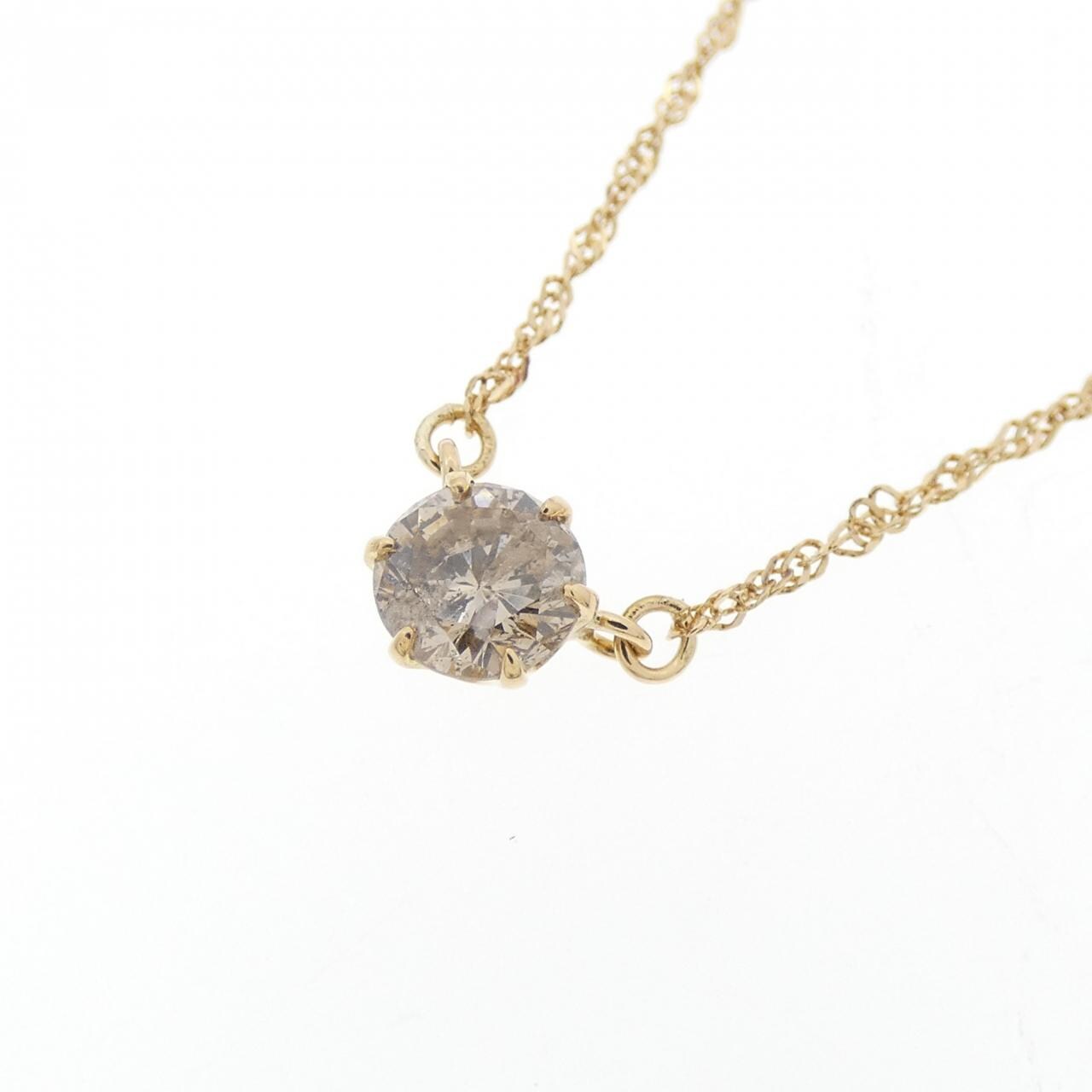 K18YG ダイヤモンド ネックレス 0.3CT