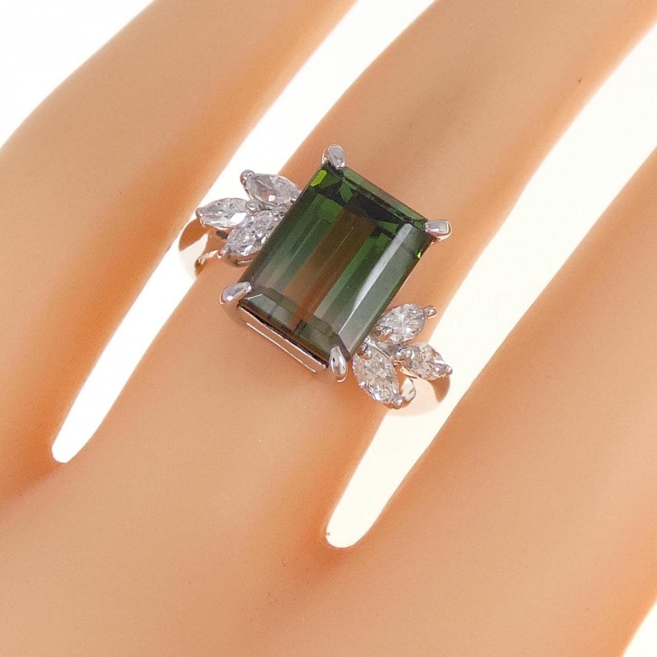 PT トルマリン リング 4.584CT