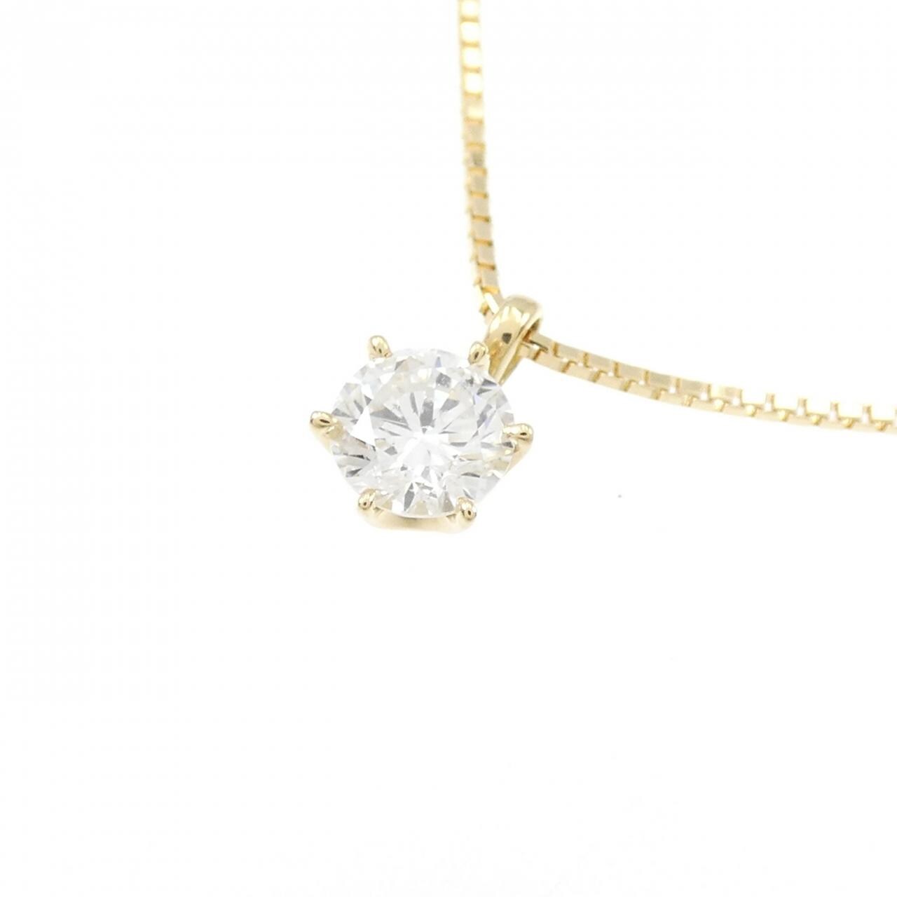 【新品】K18YG ダイヤモンド ネックレス 0.347CT G SI2 VG