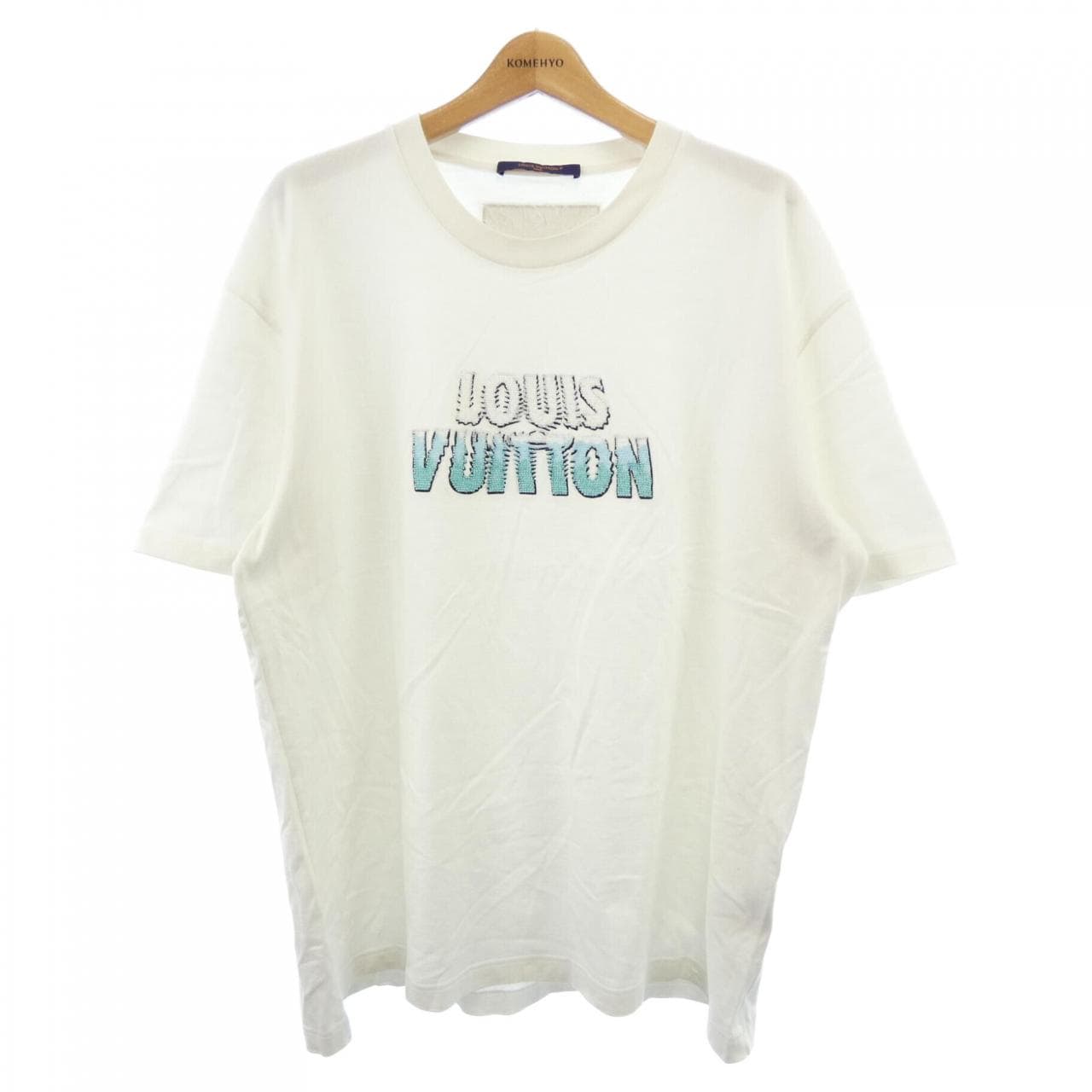 ルイヴィトン LOUIS VUITTON エンブロイダードビーズコットンTシャツ HPY35WNPG Tシャツ