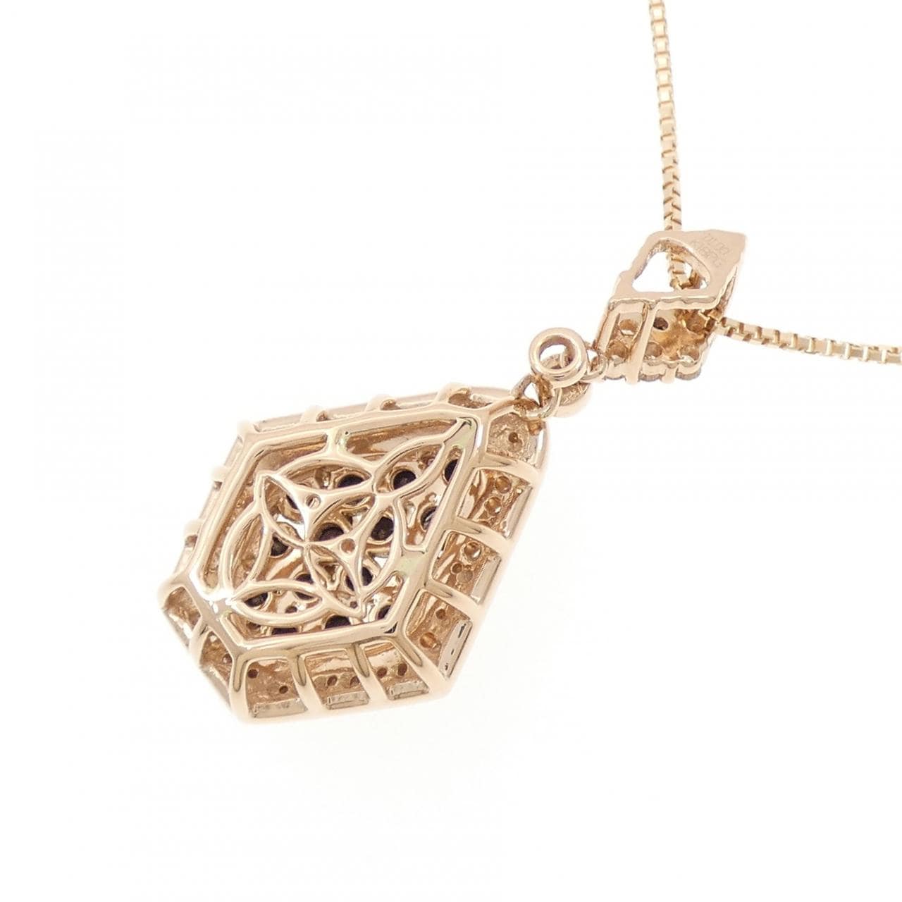 K18PG ダイヤモンド ネックレス 1.00CT